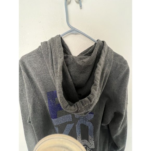 ECKO red zip up rhinestone hoodie Size XL - Picture 4 of 8